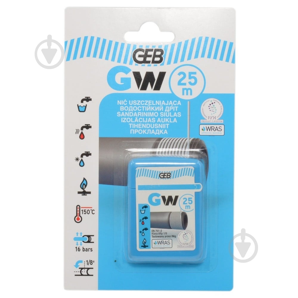 Нить GEB полиамидная для упаковки GW25 515200 - фото 1 Нить GEB полиамидная для упаковки GW25 515200 - фото 1