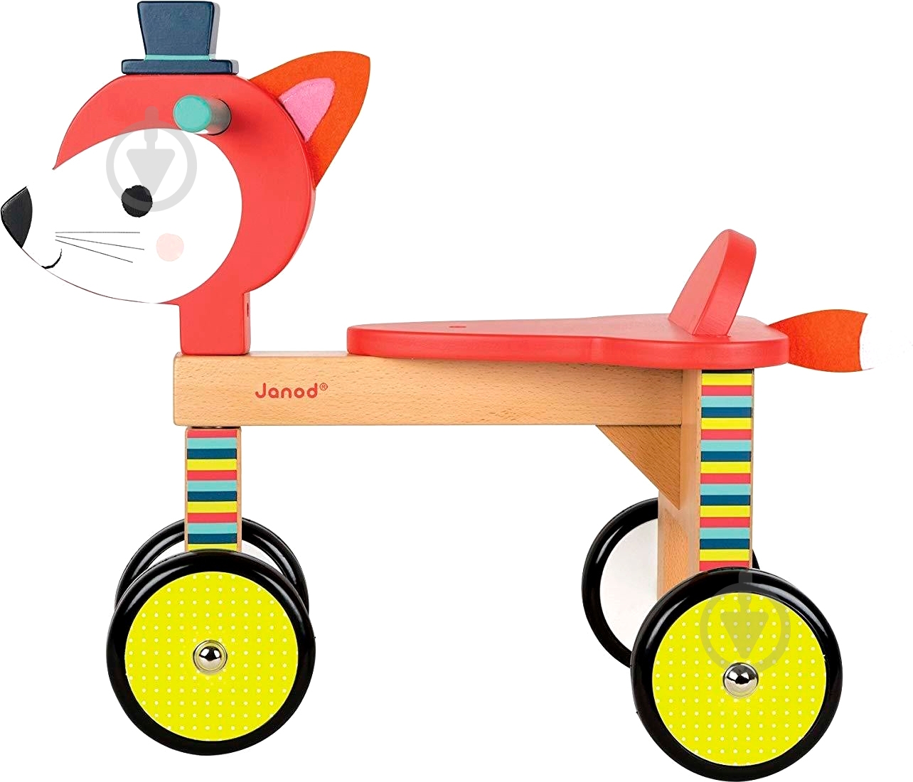 Чудомобиль Janod Лисичка J08010 - фото 4 Чудомобиль Janod Лисичка J08010 - фото 4