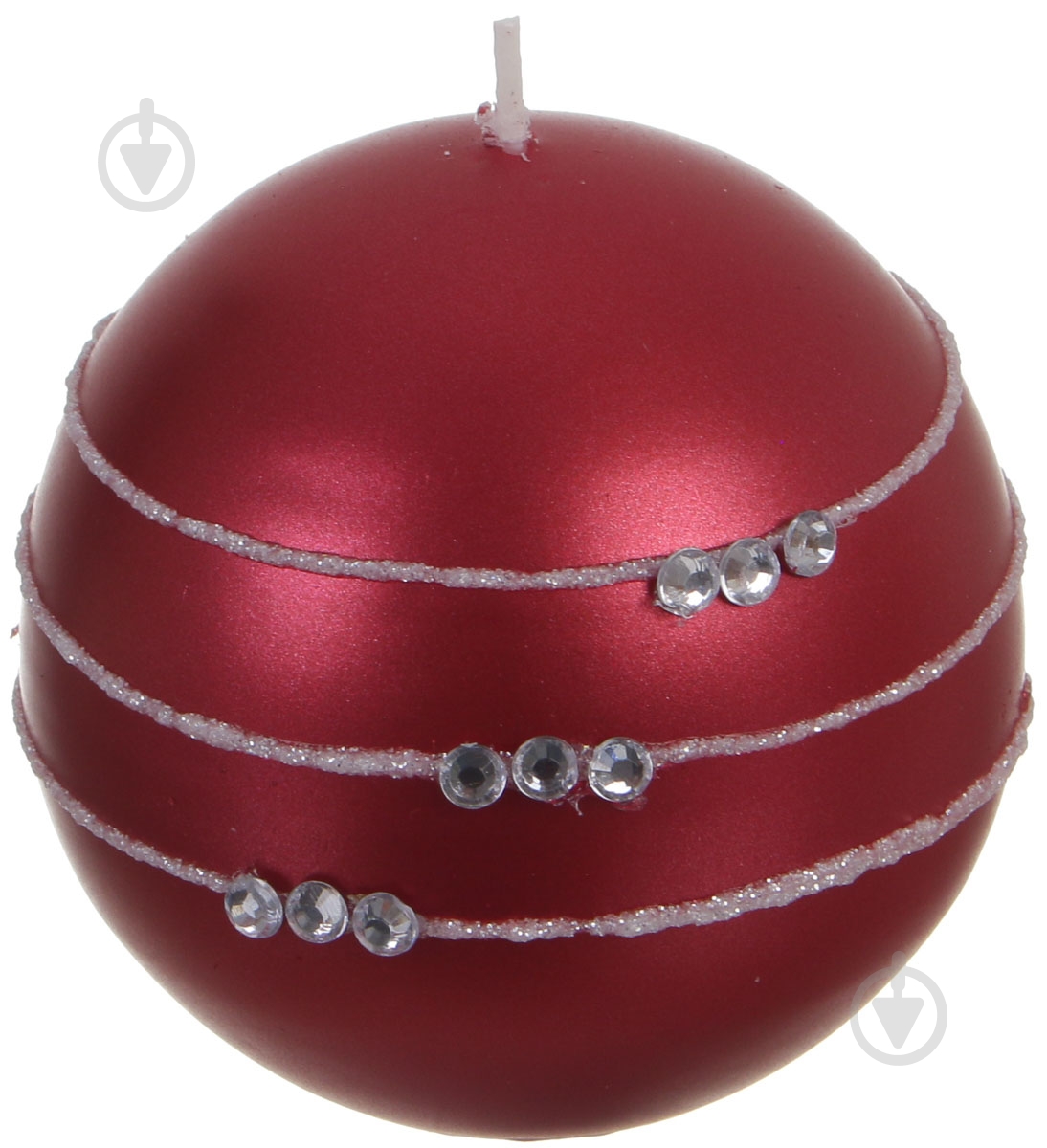 Свеча Ожерелье 100 красная Pako-If - фото 1