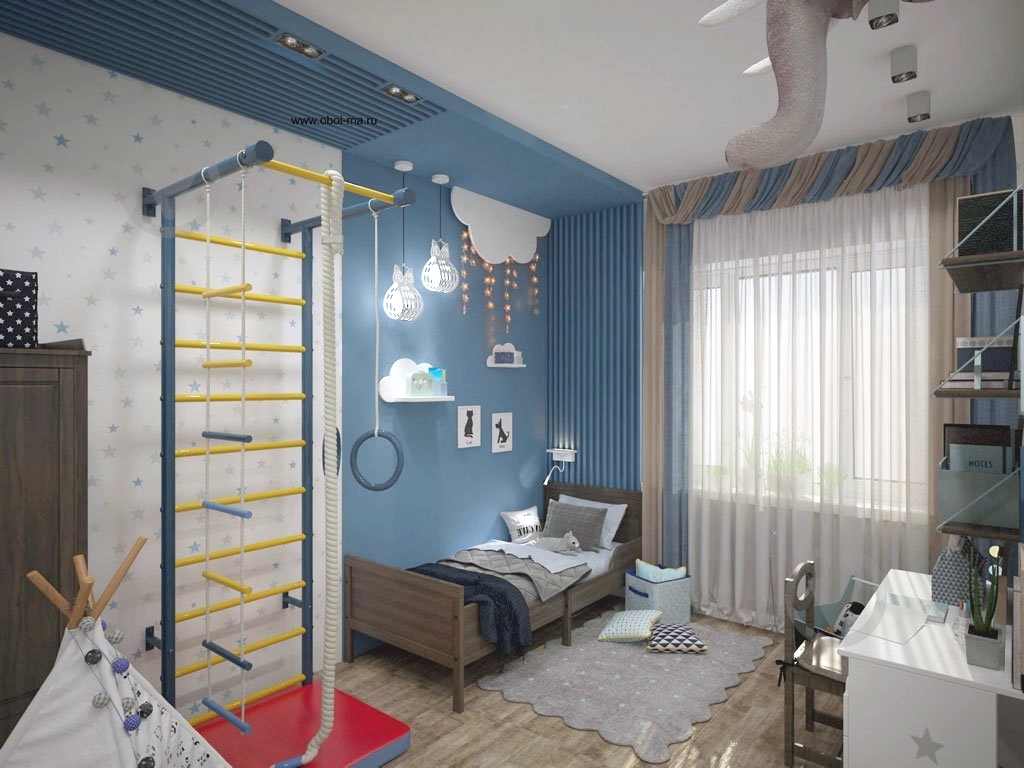 Обои виниловые горячего тиснения Grandeco Little ones LO2704 0,53x10,05 м - фото 2