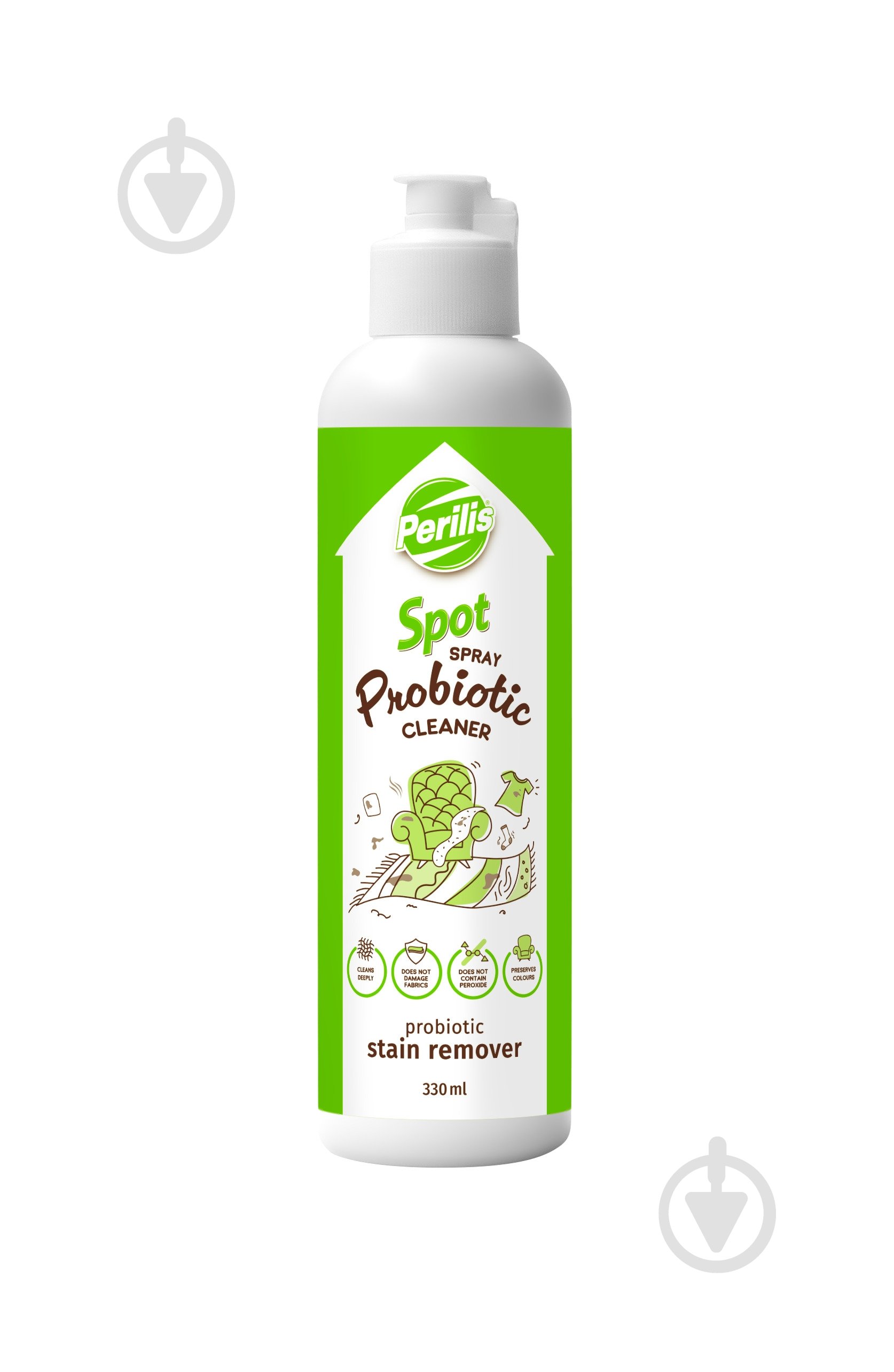 Пятновыводитель PERILIS пробиотический 330 мл - фото 1 Пятновыводитель PERILIS пробиотический 330 мл - фото 1