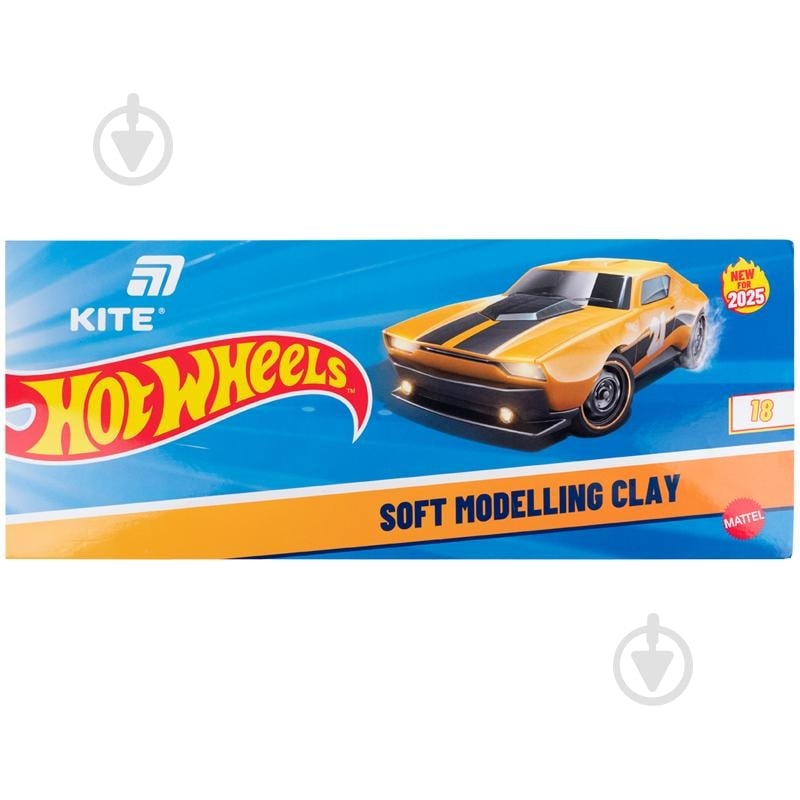 Пластилін восковий 18 кольори 360 г HW KITE - фото 1 Пластилін восковий 18 кольори 360 г HW KITE - фото 1