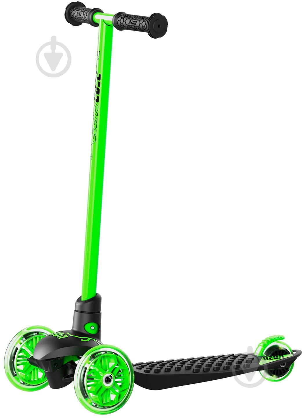 Самокат Neon детский Glider салатовый N100965 - фото 1 Самокат Neon детский Glider салатовый N100965 - фото 1