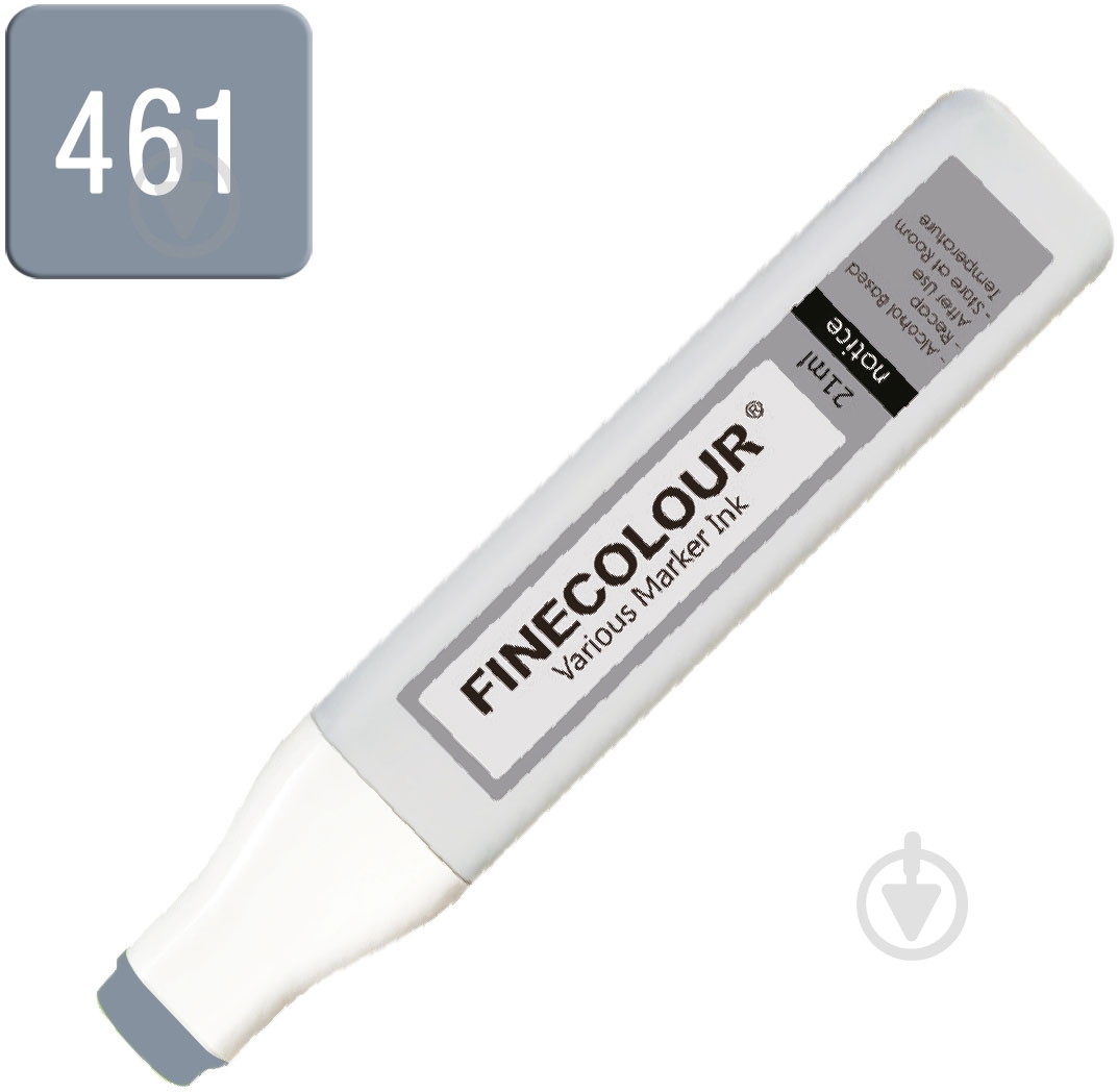 Заправка для маркера Refill Ink різкий сірий EF900-461 FINECOLOUR 1 шт. - фото 2