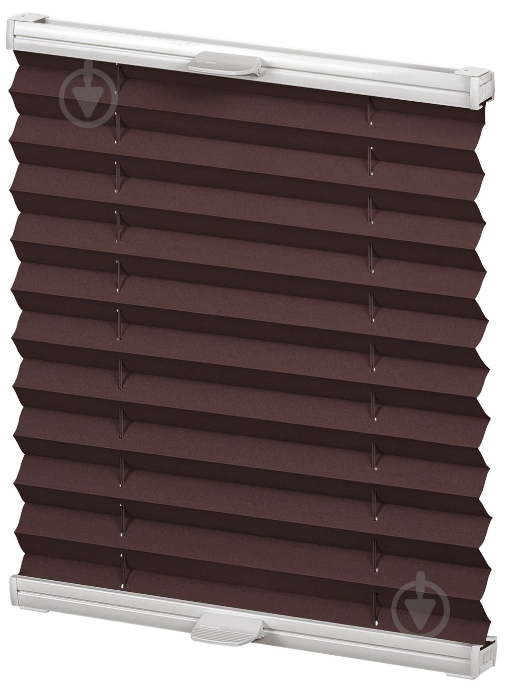 Штора-плісе Rollotex тканина DUO ECORO 43х40 см Коричневий - фото 1 Штора-плісе Rollotex тканина DUO ECORO 43х40 см Коричневий - фото 1