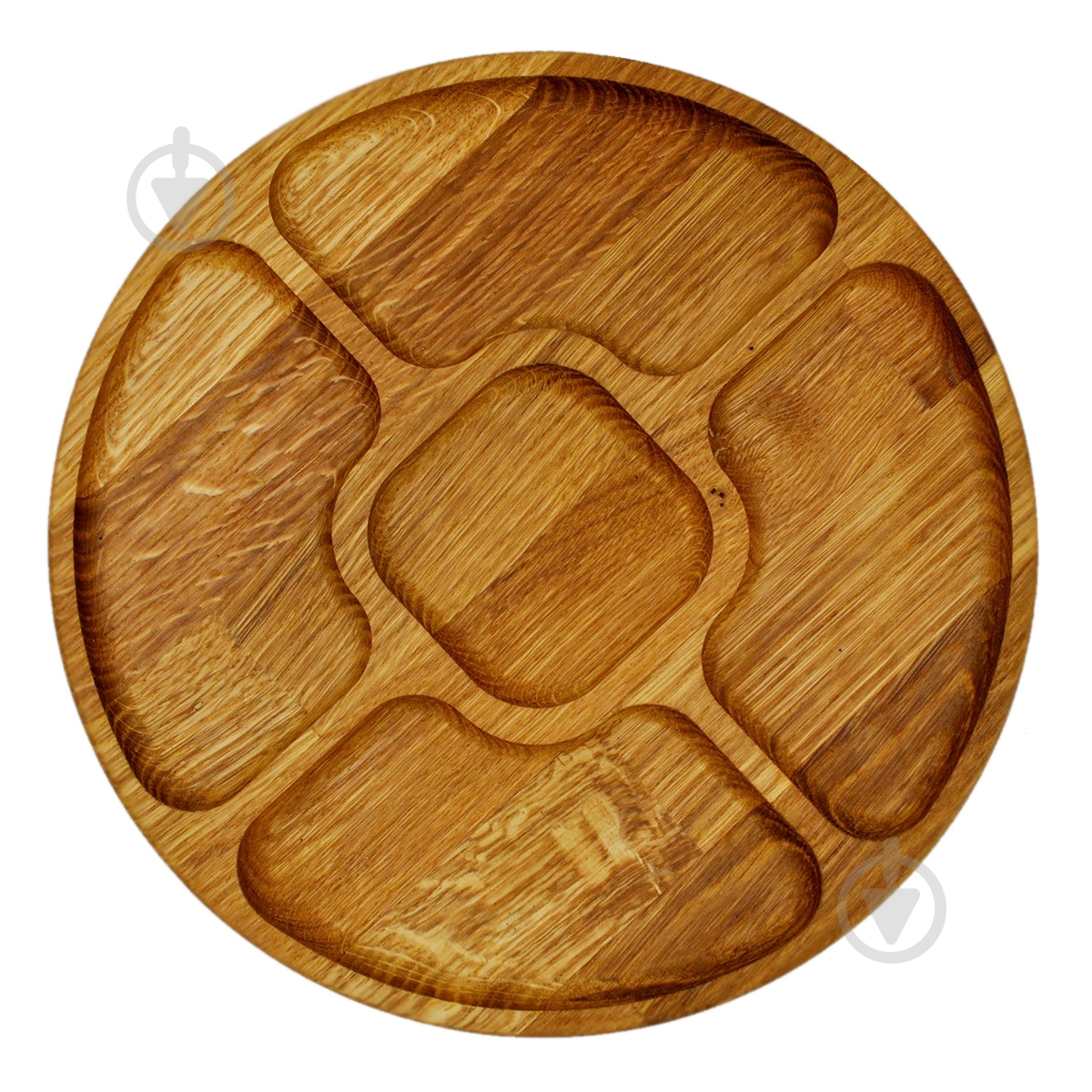 Менажница кругла 24 см тип 4 бук - фото 1