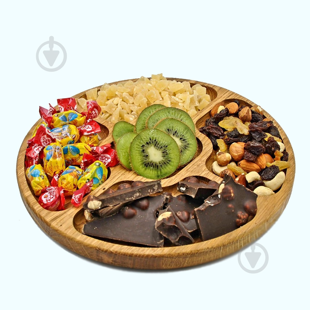 Менажница кругла 24 см тип 4 бук - фото 4