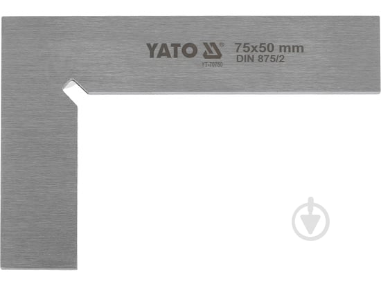 Кутник YATO 75x50 мм YT-70750 - фото 1 Кутник YATO 75x50 мм YT-70750 - фото 1