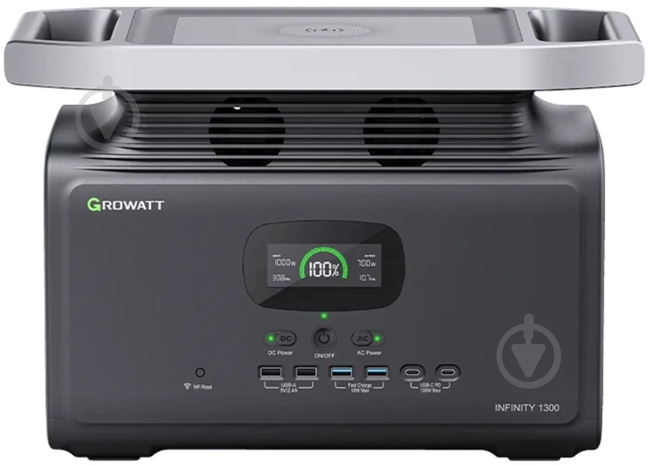 Зарядна станція Growatt Infinity 1300 1800W (1382 Вт·год) - фото 1
