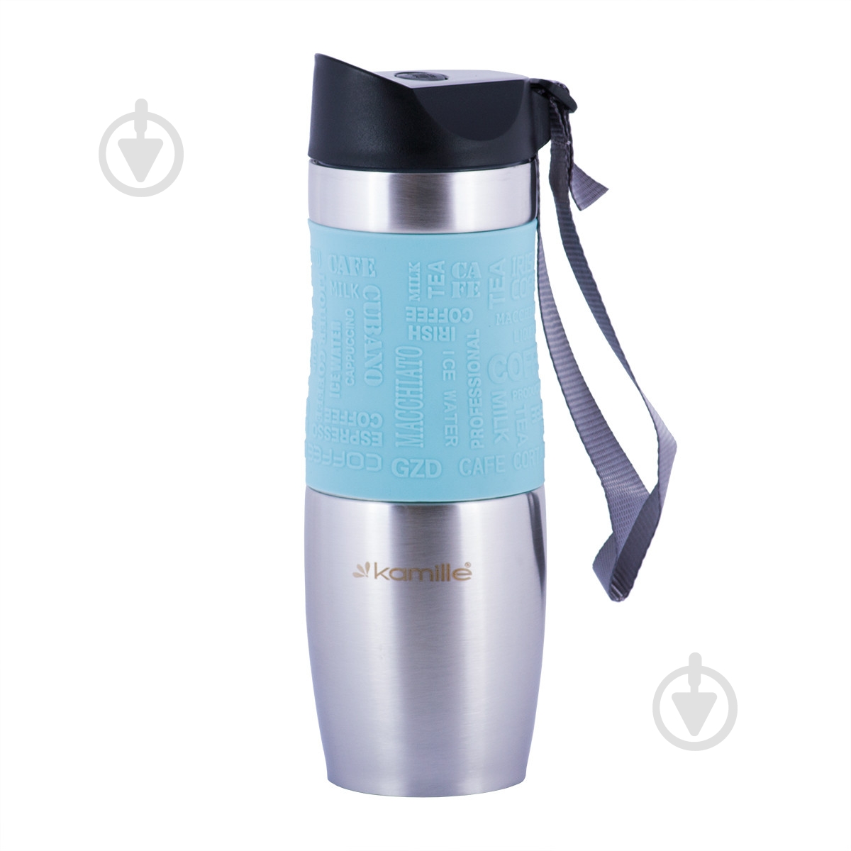 Термокружка Kamille KM-2051-BL - фото 1 Термокружка Kamille KM-2051-BL - фото 1