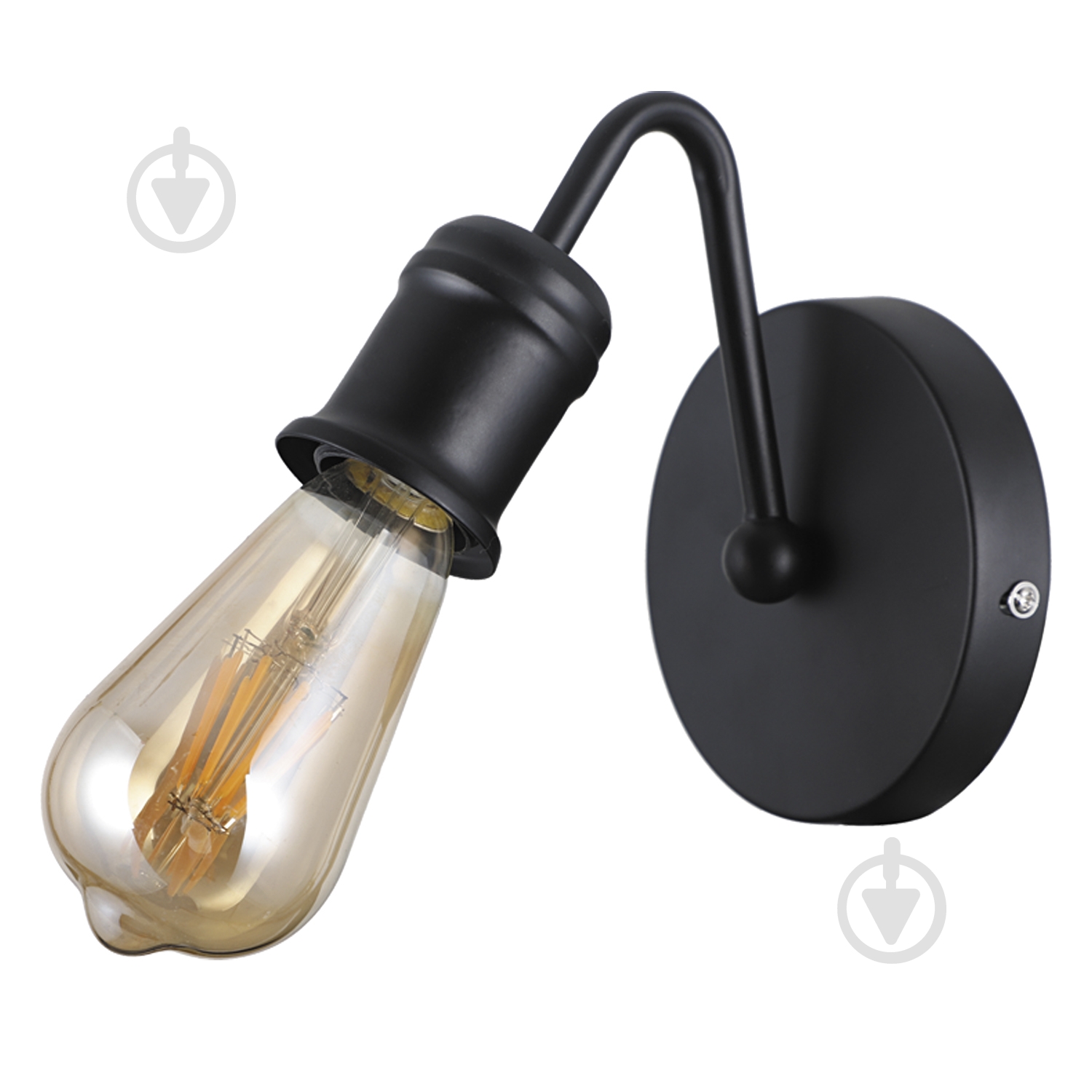 Бра Victoria Lighting 1x60 Вт E27 черный Noir/AP1 - фото 1