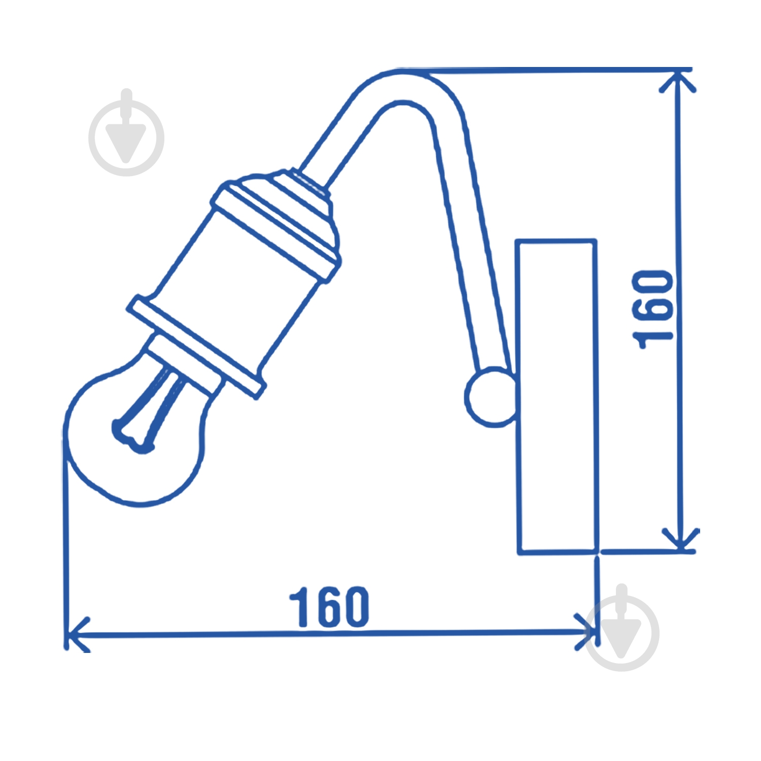 Бра Victoria Lighting 1x60 Вт E27 черный Noir/AP1 - фото 2
