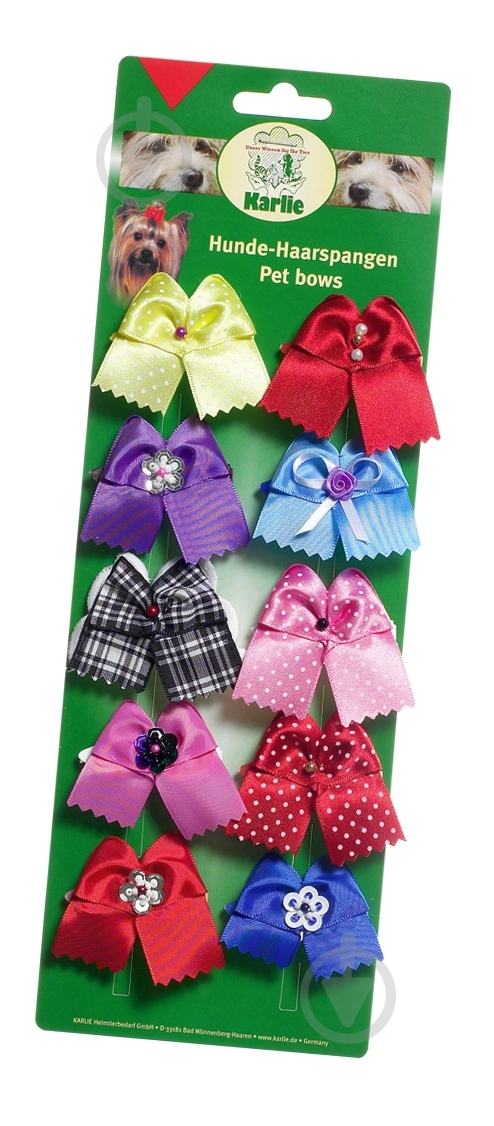 Бантики Lilli Pet для чубчика 10 шт. - фото 1 Бантики Lilli Pet для чубчика 10 шт. - фото 1