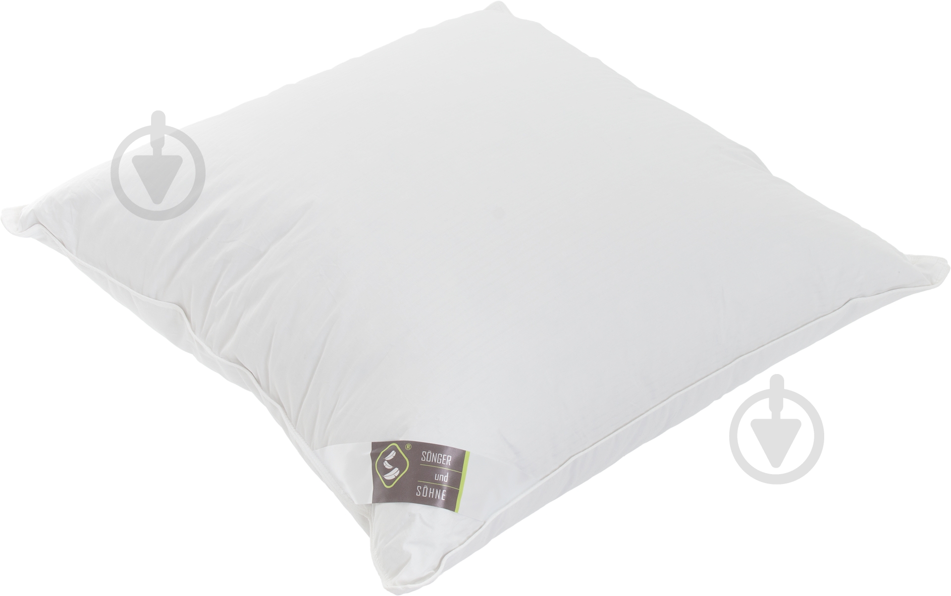 Подушка Augusta 70x70 см 60% гусиный пух 40% перо 1000 г Songer und Sohne - фото 2