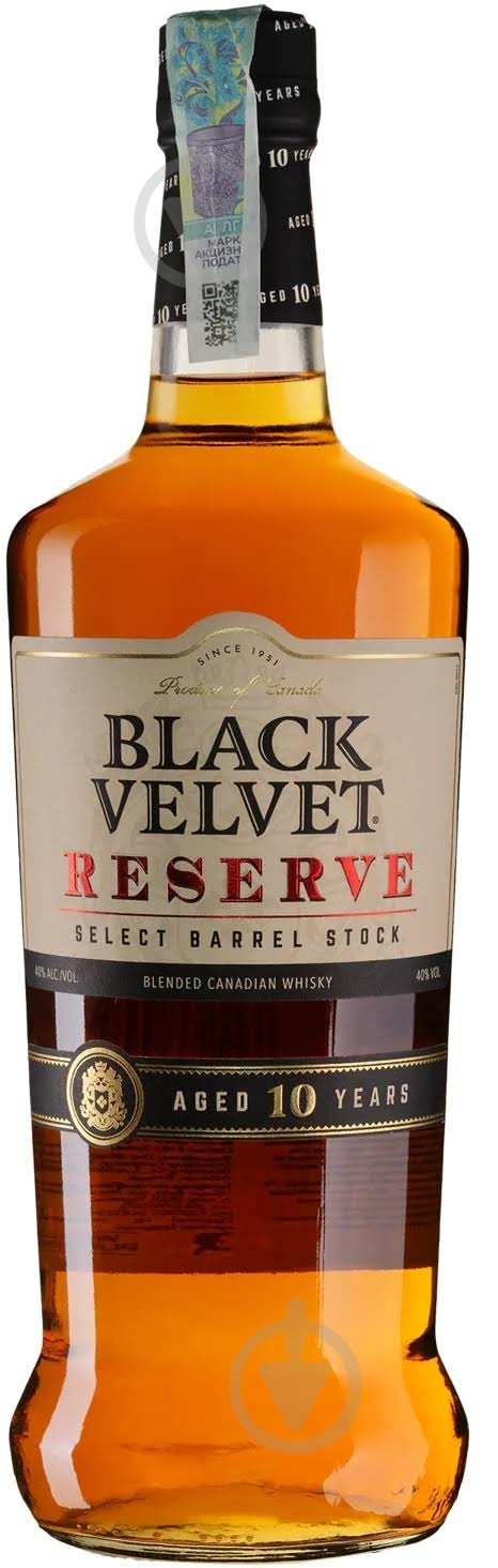 Виски Black Velvet Reserve 10yo 1 л - фото 1