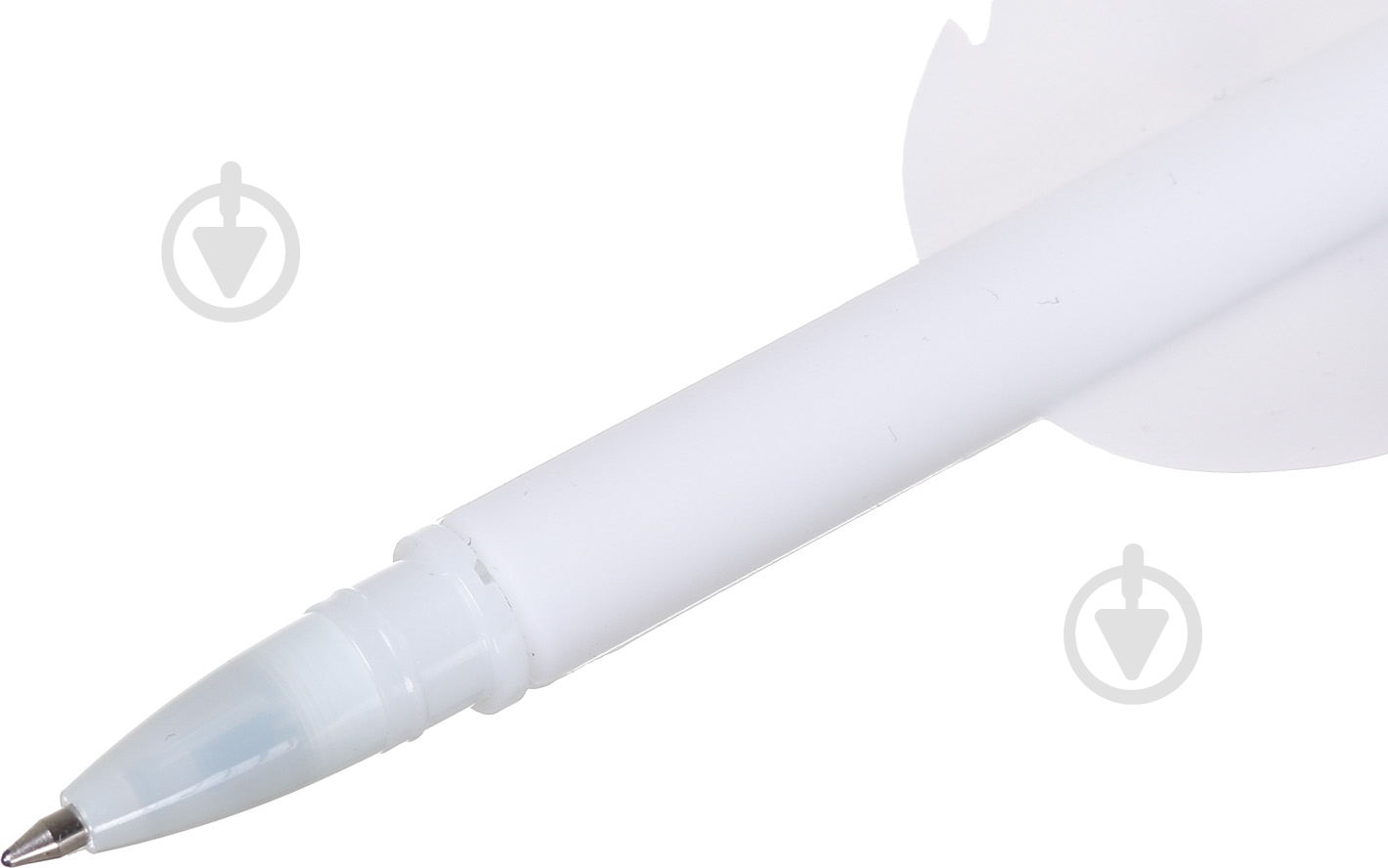 Ручка шариковая Перо, белый - фото 3