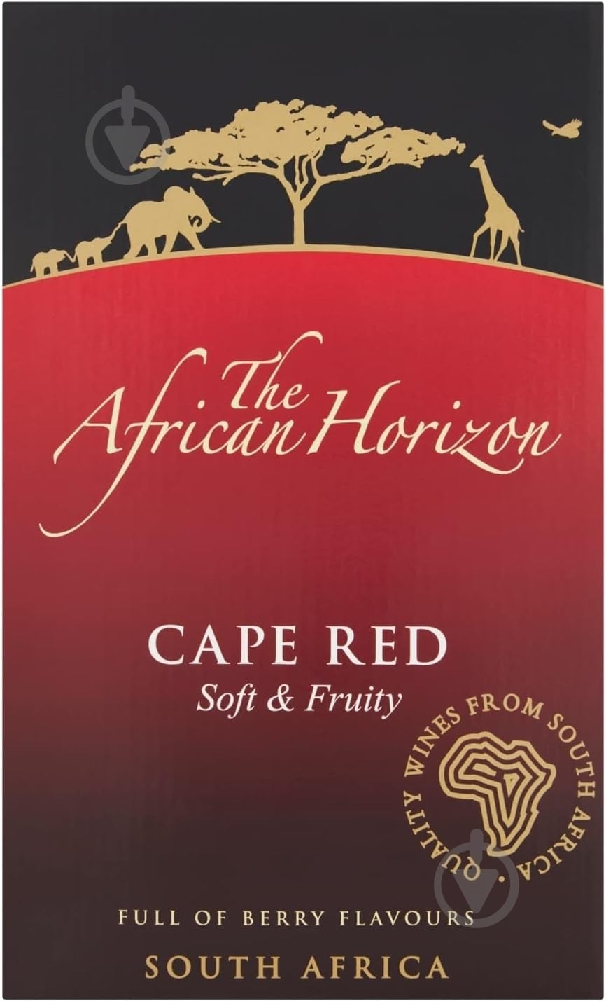 Вино The African Horizon Cape Red 2,25 л - фото 1