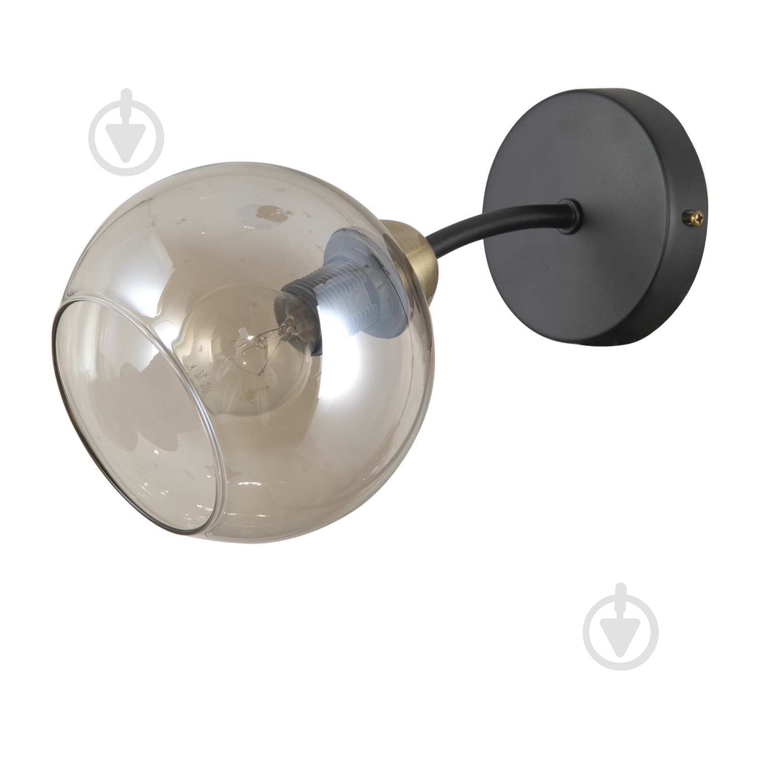 Бра Victoria Lighting 1x40 Вт E14 бронза/черный Verde/AP1 - фото 1