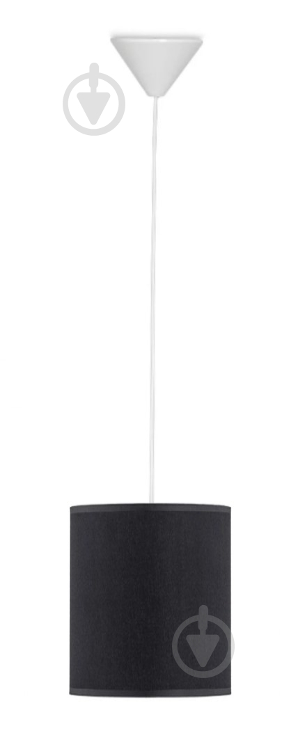 Подвес Геотон NORD 200-1BK 1x40 Вт E27 бело-черный 49052 - фото 1