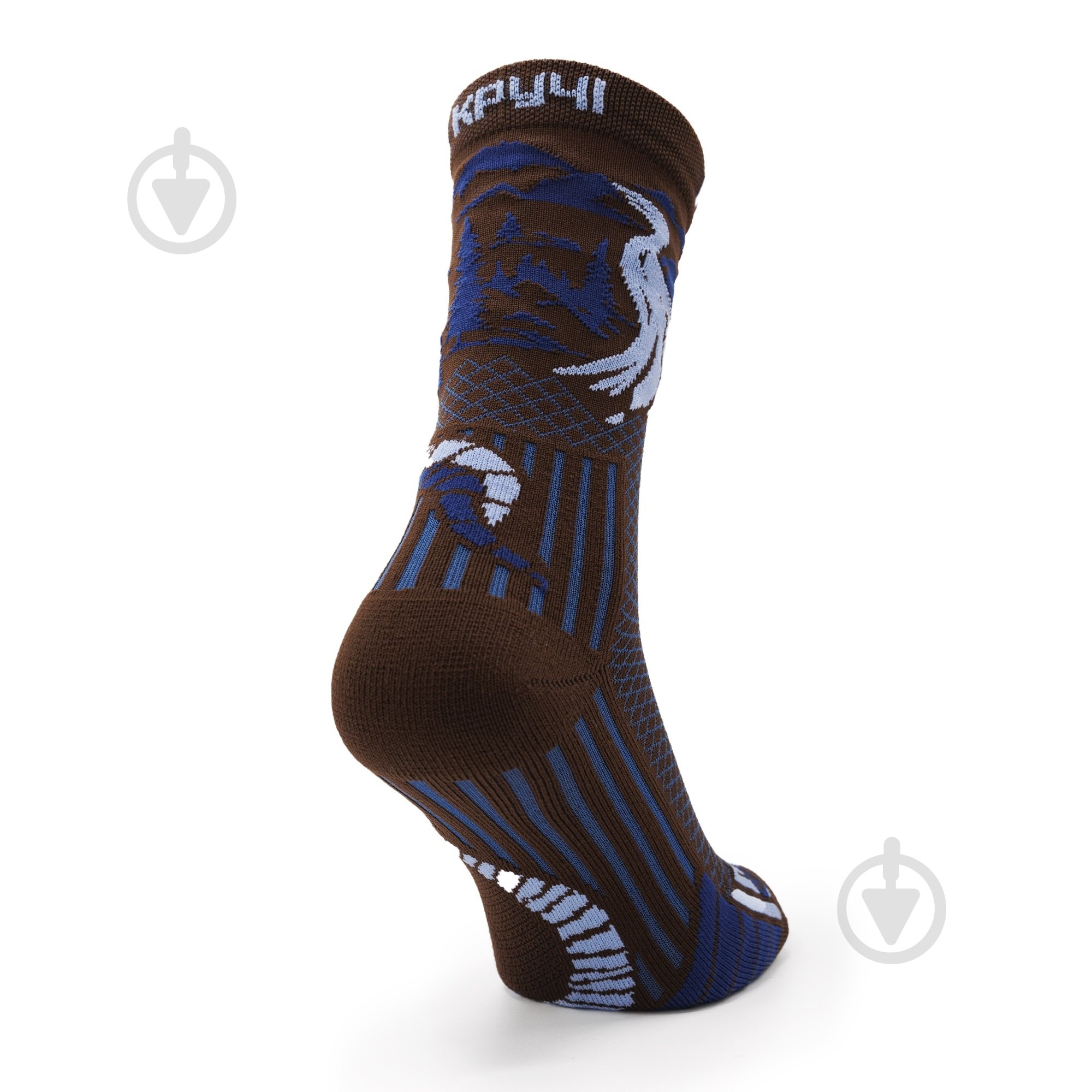 Носки трекинговые Львівська Шкарпеткова Кооператива Днепр 7704312025 р.38-40 коричневый - фото 2