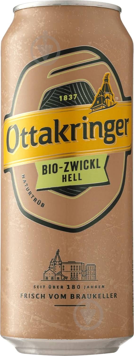 Пиво Ottakringer Bio-Zwickl 500 мл - фото 1
