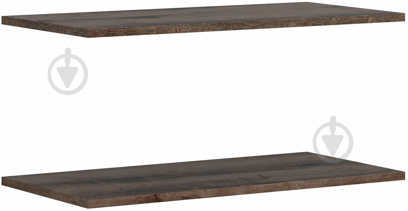 Полиці до шафи гардеробної BRW Kassel 2 шт. 22х980х480 мм дуб монастирський/дуб чорний (L99-POL/98-DMON) - фото 2 Полиці до шафи гардеробної BRW Kassel 2 шт. 22х980х480 мм дуб монастирський/дуб чорний (L99-POL/98-DMON) - фото 2