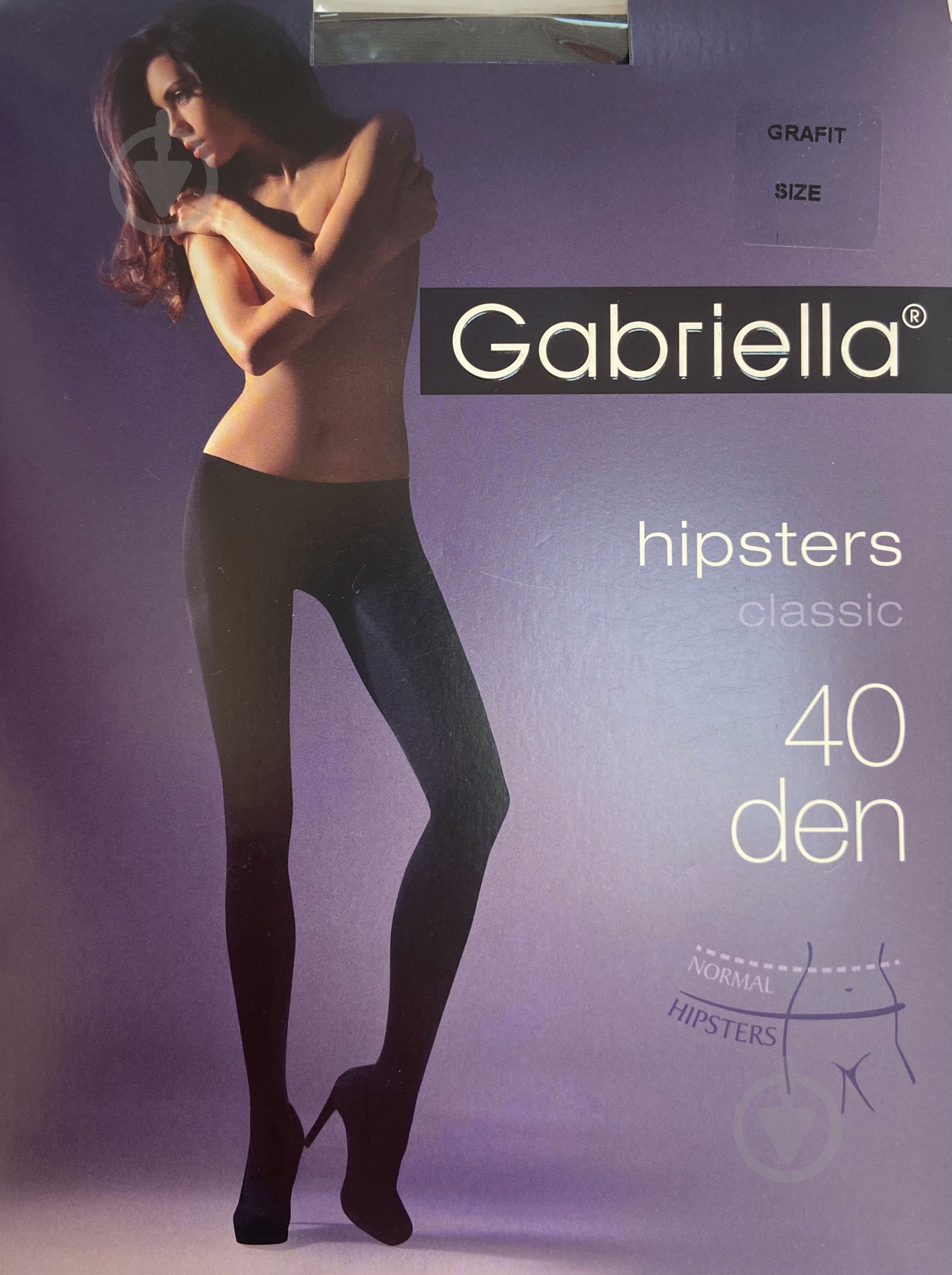 Колготки женские Gabriella 15 HIPSTERS 40 den р. 2 grafite - фото 1 Колготки женские Gabriella 15 HIPSTERS 40 den р. 2 grafite - фото 1