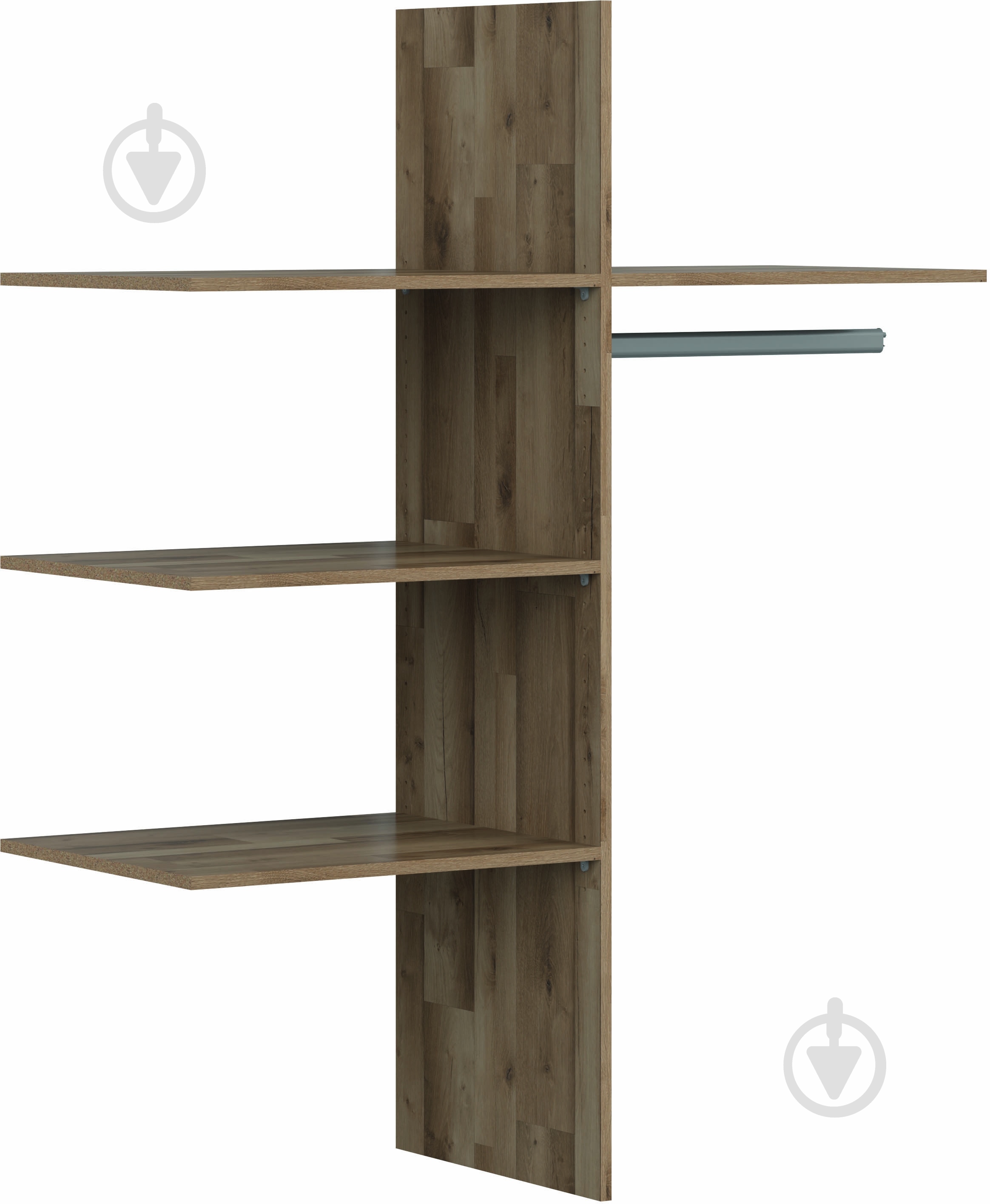 Полки к шкафу гардеробному BRW Arica 14761176477 дуб сильва/бетон (L112-WKSZF/118-TX/DASV) - фото 2 Полки к шкафу гардеробному BRW Arica 14761176477 дуб сильва/бетон (L112-WKSZF/118-TX/DASV) - фото 2