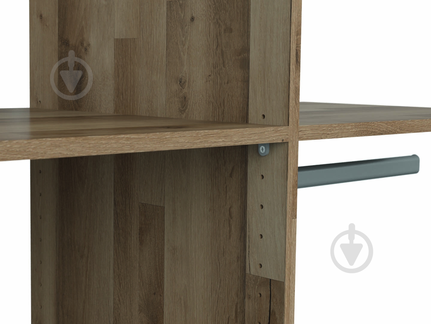 Полки к шкафу гардеробному BRW Arica 14761176477 дуб сильва/бетон (L112-WKSZF/118-TX/DASV) - фото 3 Полки к шкафу гардеробному BRW Arica 14761176477 дуб сильва/бетон (L112-WKSZF/118-TX/DASV) - фото 3