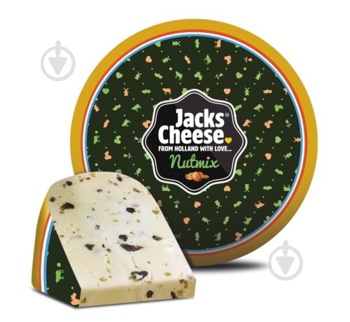 Сыр Jacks Cheese Гауда микс с орехами 50% - фото 1 Сыр Jacks Cheese Гауда микс с орехами 50% - фото 1