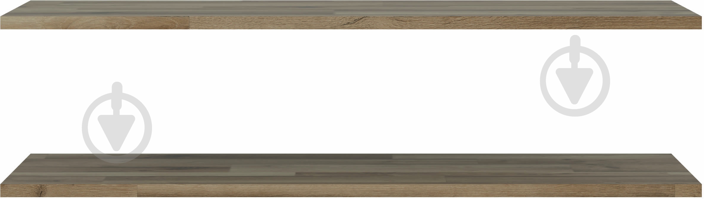 Полки к шкафу гардеробному BRW Arica 2 шт. 221176480 дуб сильва/бетон (L112-POL/118-TX/DASV) - фото 1 Полки к шкафу гардеробному BRW Arica 2 шт. 221176480 дуб сильва/бетон (L112-POL/118-TX/DASV) - фото 1