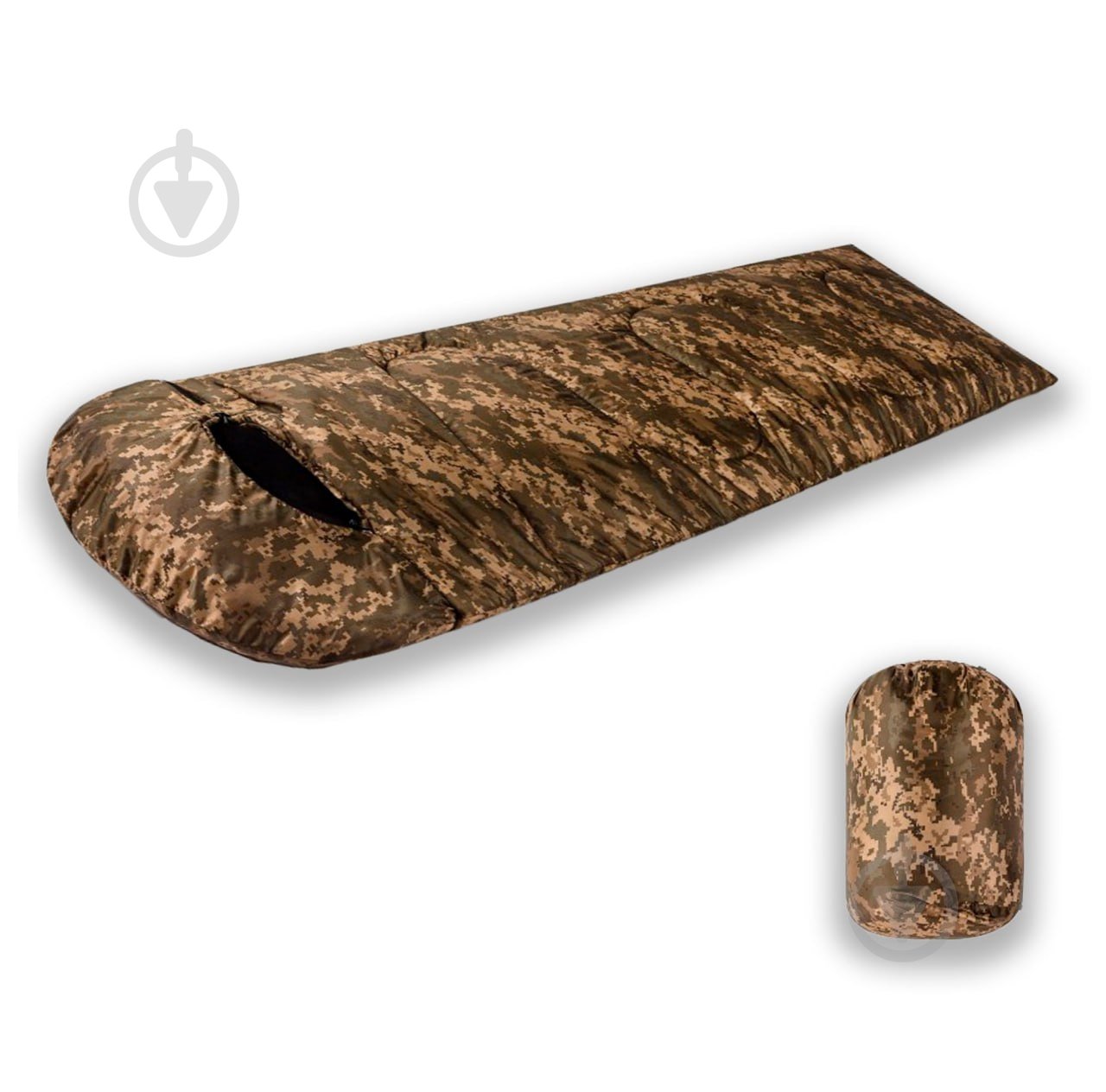 Спальный мешок GF Champion анатомической формы с капюшоном (флис), 190-56/79см, ( min -15 ° C / comfort +5 ° C / max +15 ° C) - фото 1