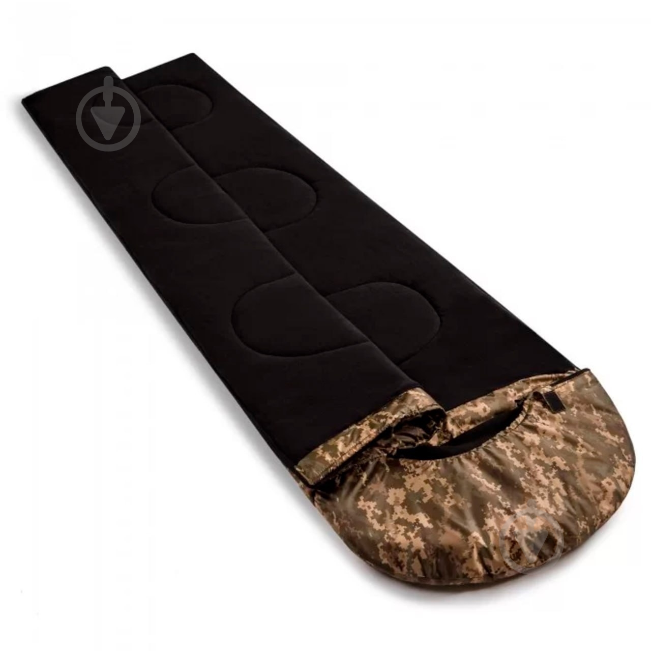 Спальный мешок GF Champion анатомической формы с капюшоном (флис), 190-56/79см, ( min -15 ° C / comfort +5 ° C / max +15 ° C) - фото 4