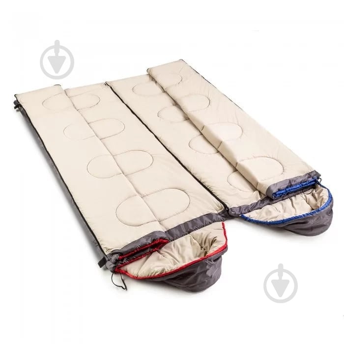 Спальний мішок GF Champion з капюшоном Family R (Одинарний) (min -12 ° C / comfort +5 ° C / max +15 ° C) - фото 4