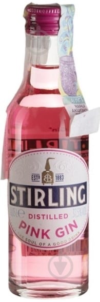 Джин Stirling Pink Gin 0,05 л - фото 1