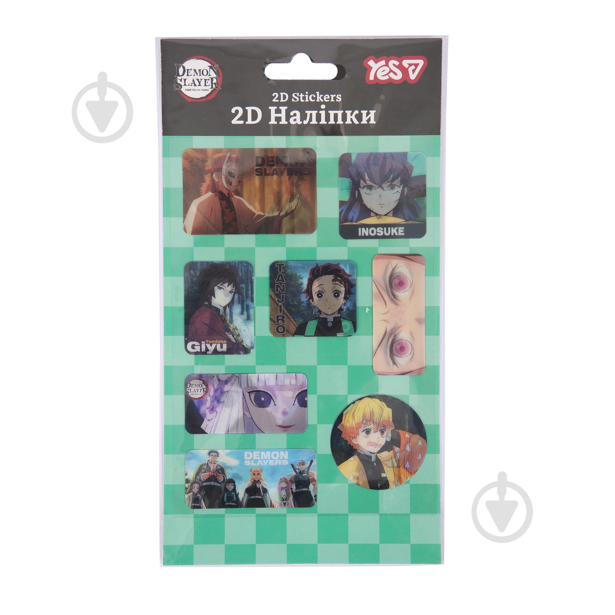 Набор наклеек YES 2D Demon Slayer 708526 - фото 3 Набор наклеек YES 2D Demon Slayer 708526 - фото 3
