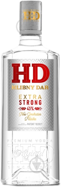 Водка Хлебный дар Крепкая 43% 0,5 л - фото 1