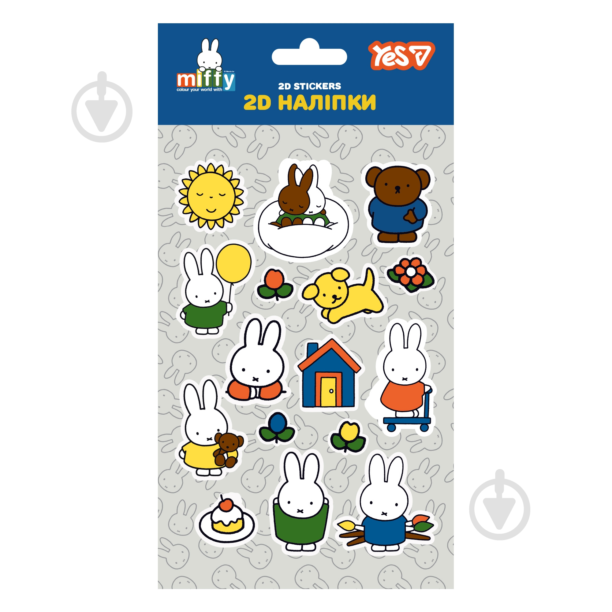 Набор наклеек YES 2D Miffy 708538 - фото 1 Набор наклеек YES 2D Miffy 708538 - фото 1