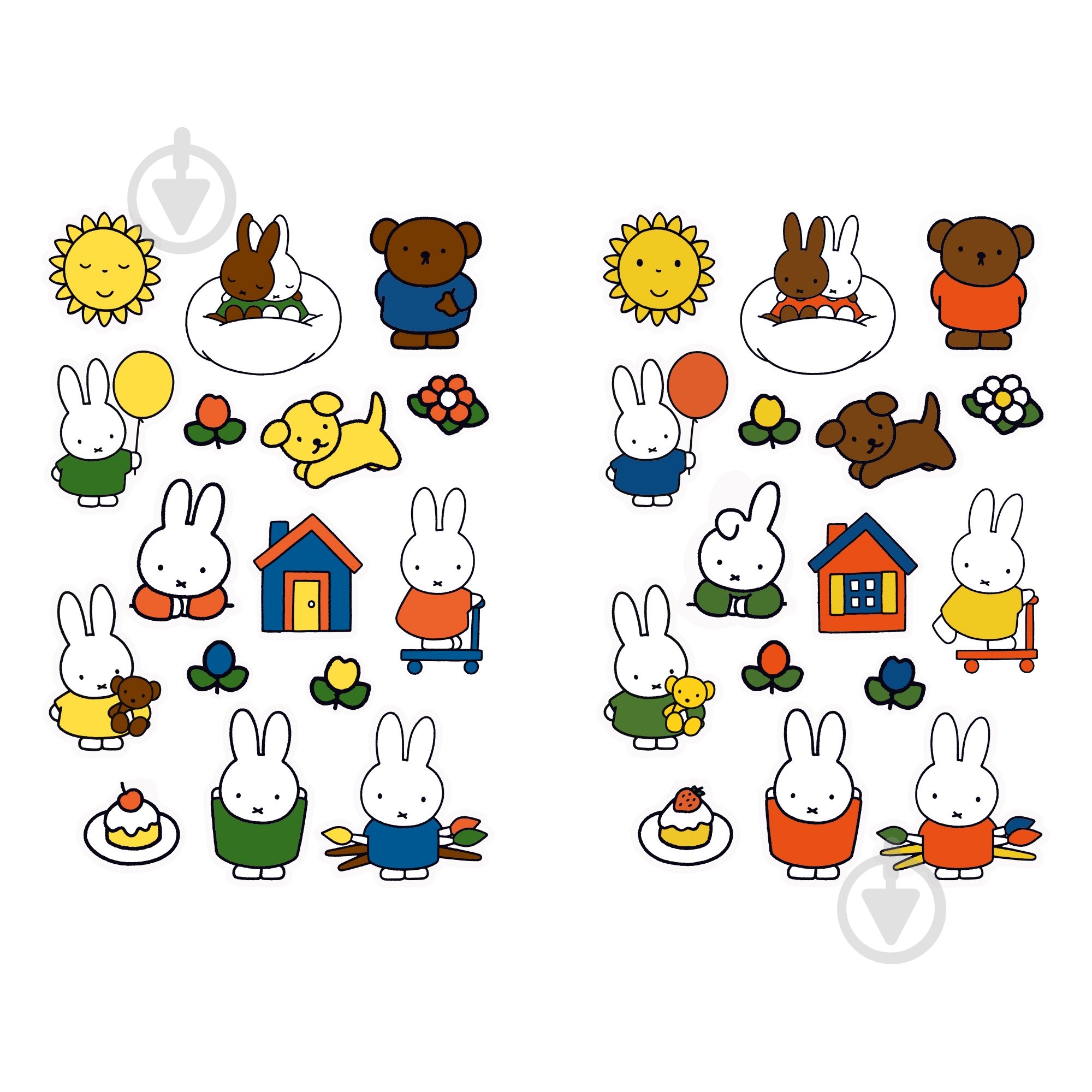 Набор наклеек YES 2D Miffy 708538 - фото 2 Набор наклеек YES 2D Miffy 708538 - фото 2