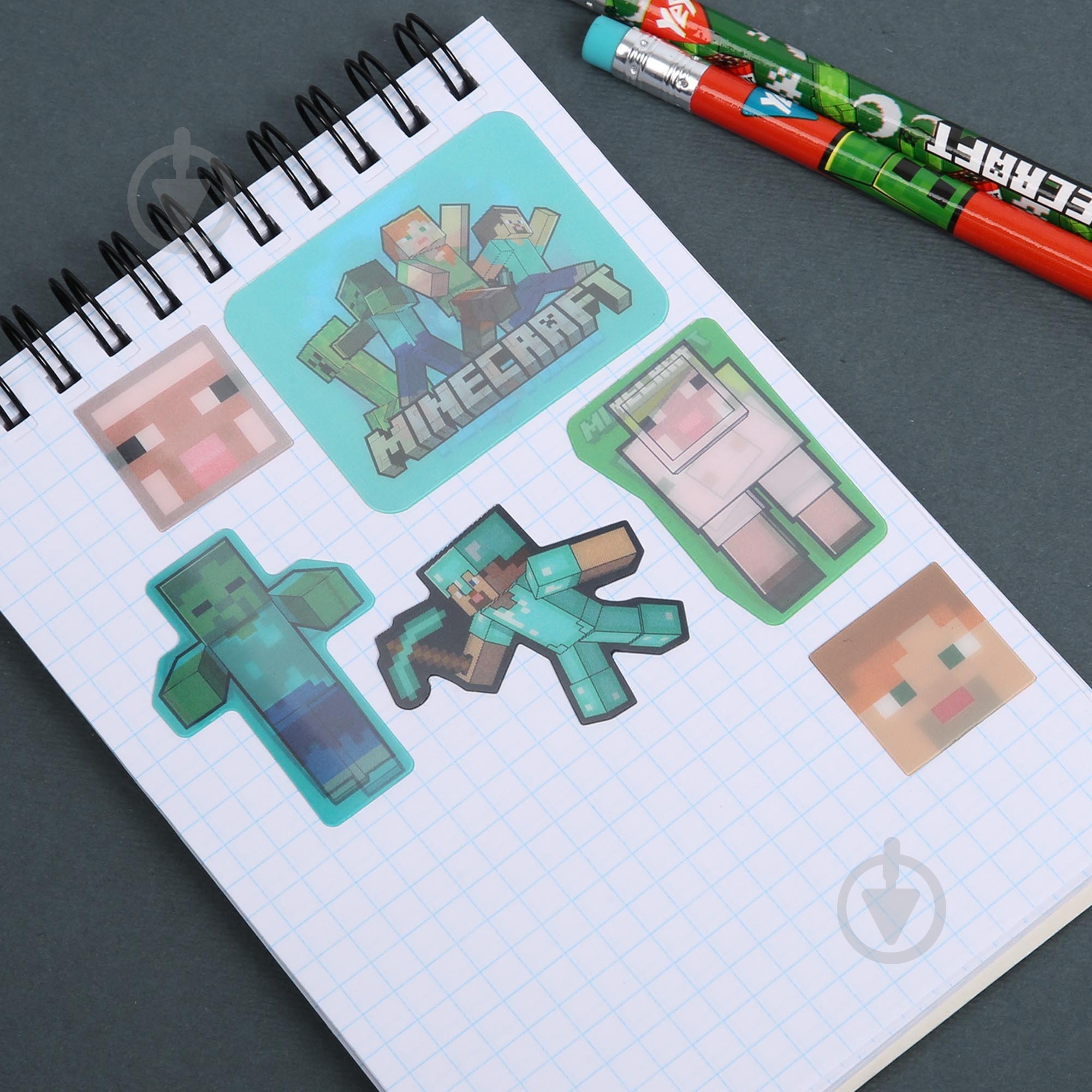 Набор наклеек YES 2D Minecraft 708529 - фото 7