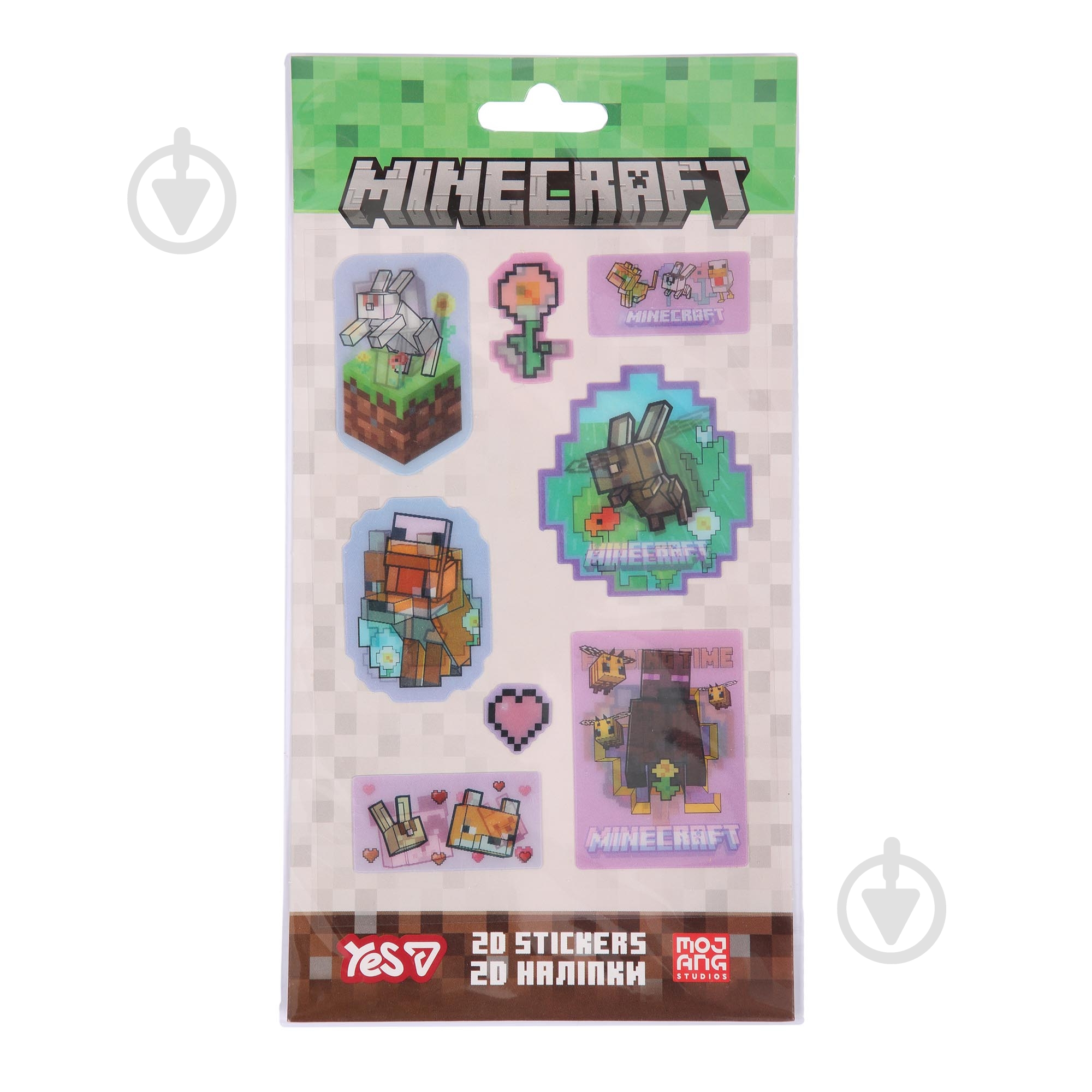 Набор наклеек YES 2D Minecraft Spring Cute 708533 - фото 3