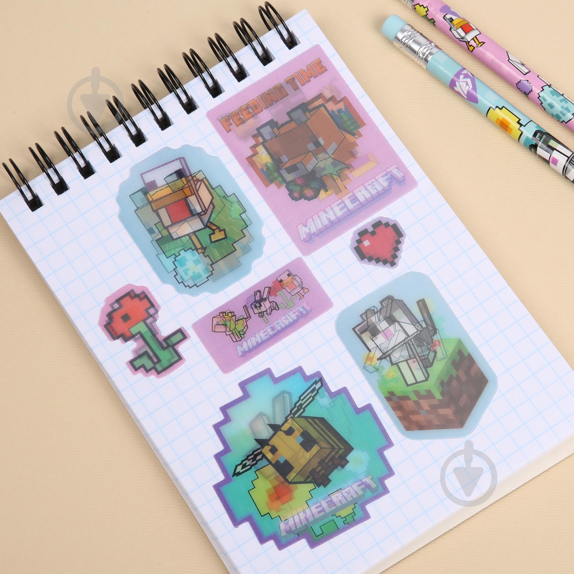 Набор наклеек YES 2D Minecraft Spring Cute 708533 - фото 7