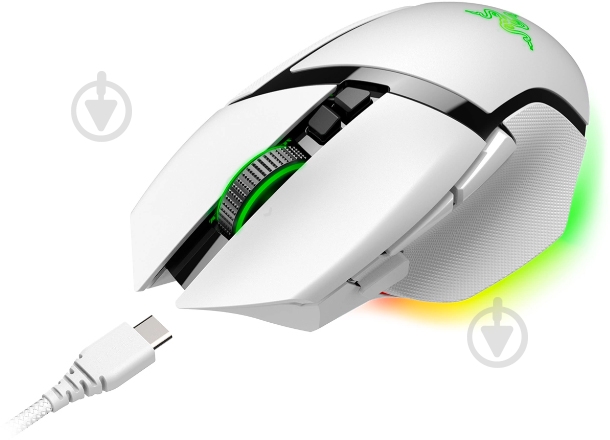 Мышь Razer Basilisk V3 PRO Wireless white (RZ01-04620200-R3G1) - фото 3 Мышь Razer Basilisk V3 PRO Wireless white (RZ01-04620200-R3G1) - фото 3