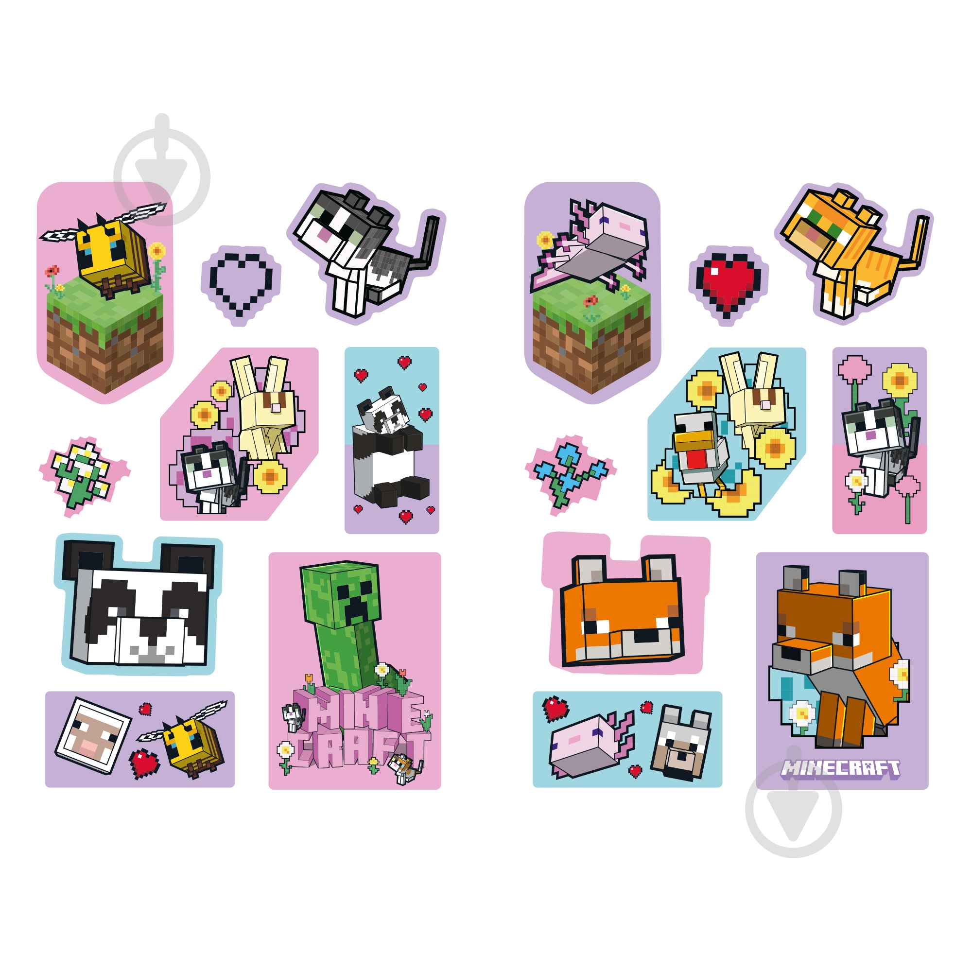 Набор наклеек YES 2D Minecraft Spring 708532 - фото 2
