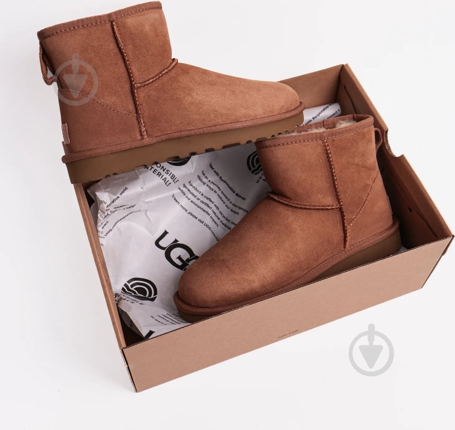 Ботинки UGG W CLASSIC MINI II 1016222-CHE р.40 коричневый - фото 8
