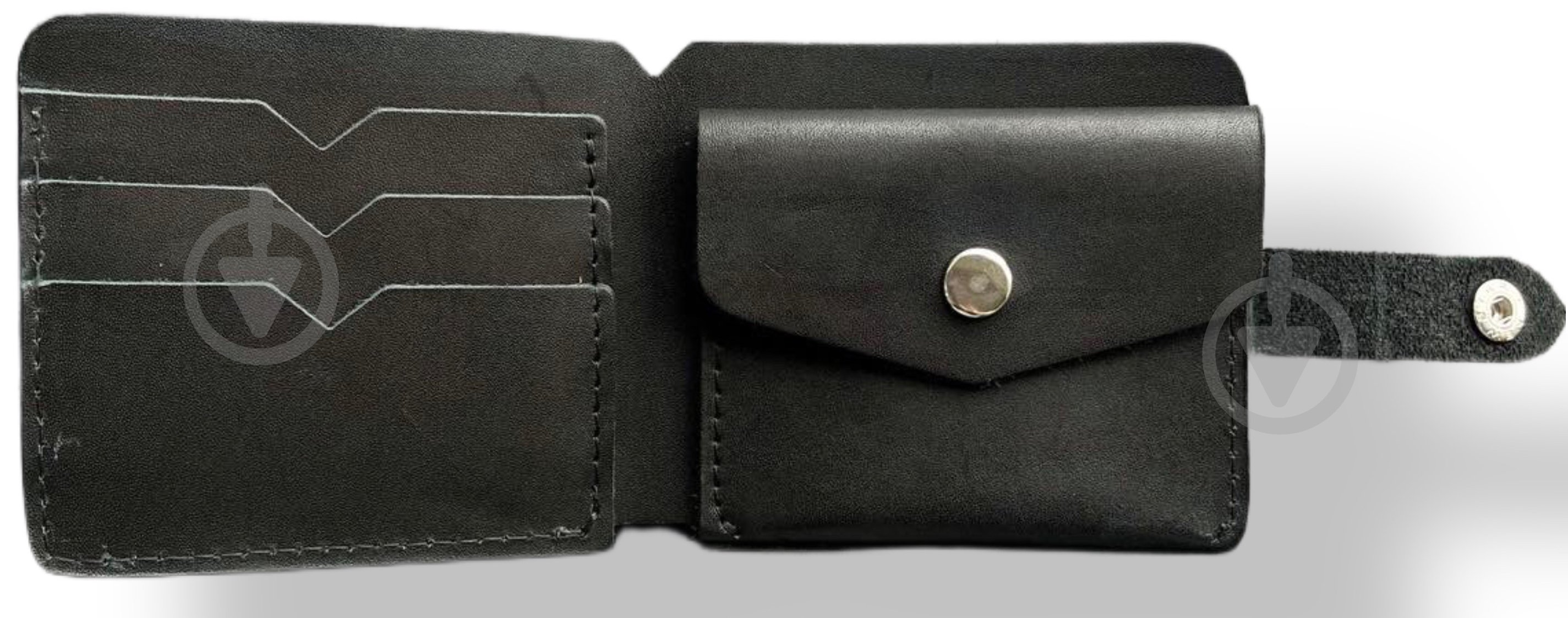 Кошелек LUCEM "Либідь" черный коричневый - фото 2