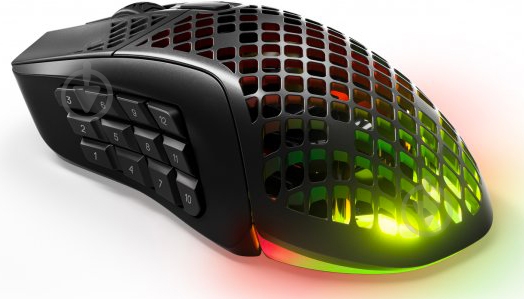 Мышь SteelSeries Aerox 9 Wireless black (SS62618) - фото 3