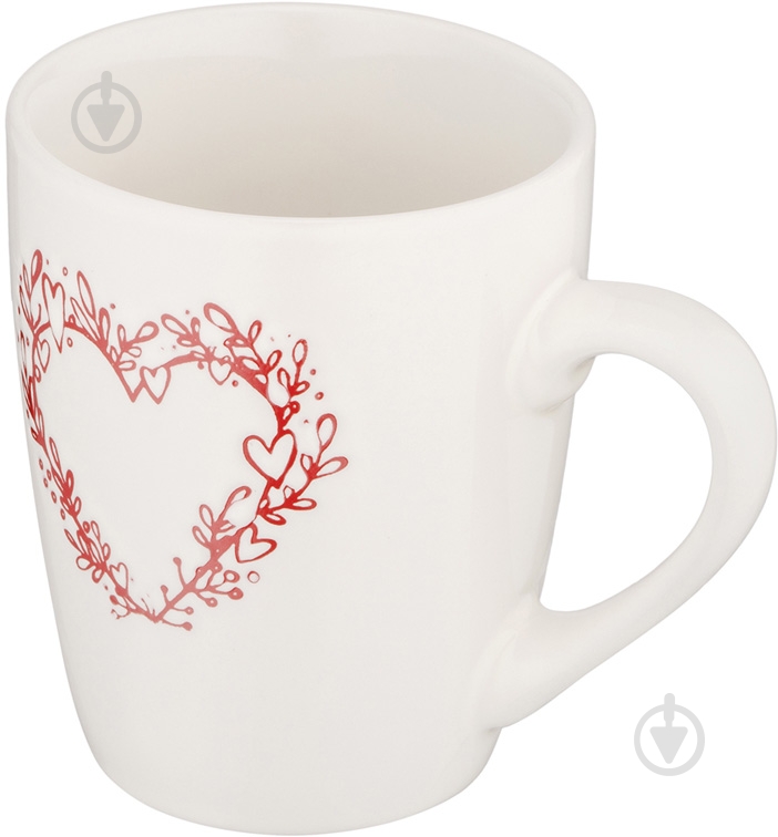 Чашка Ardesto Heart 320 мл белая AR3467W - фото 3 Чашка Ardesto Heart 320 мл белая AR3467W - фото 3