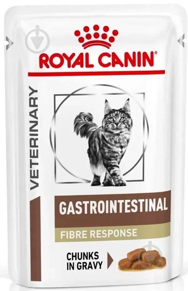 Консерва для котів Royal Canin Gastrointestinal Fibre Response (R439300) 85 г - фото 1 Консерва для котів Royal Canin Gastrointestinal Fibre Response (R439300) 85 г - фото 1