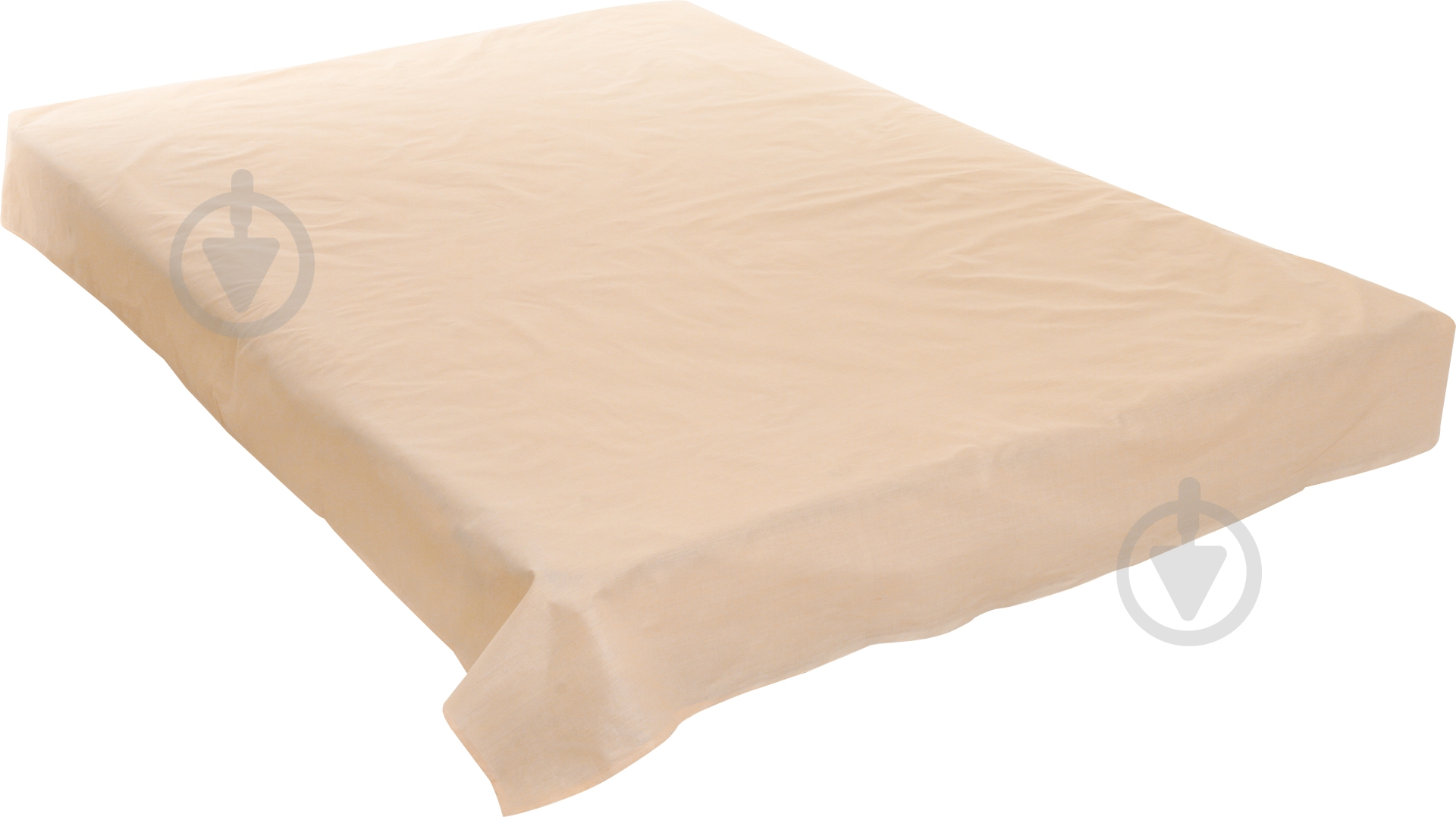 Простынь Ваниль 200x220 см кремовый Zastelli - фото 1